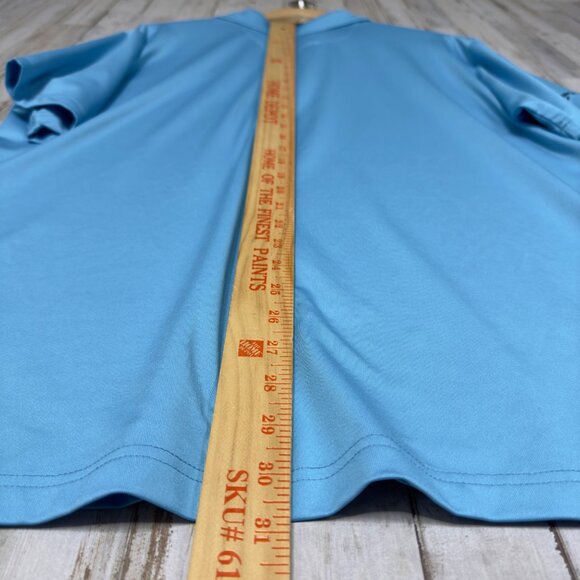 Callaway Don Julio Blue Embroidered Short Sleeve Opti-Dri Stretch Golf Polo Sz L - Picture 8 of 11